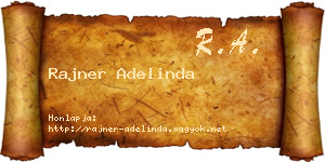 Rajner Adelinda névjegykártya